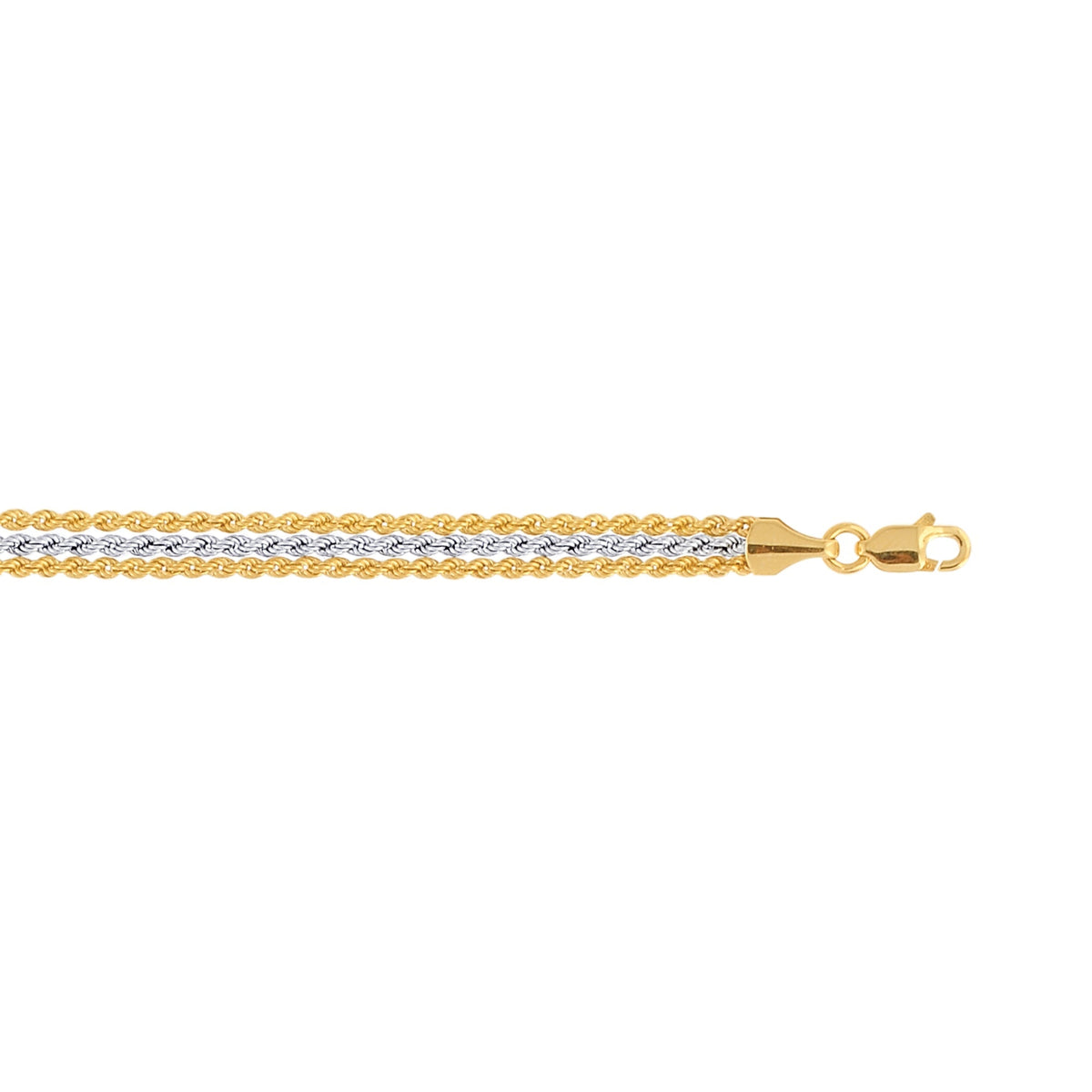 10K Two-Tone Gold Bracelets | Carroll's