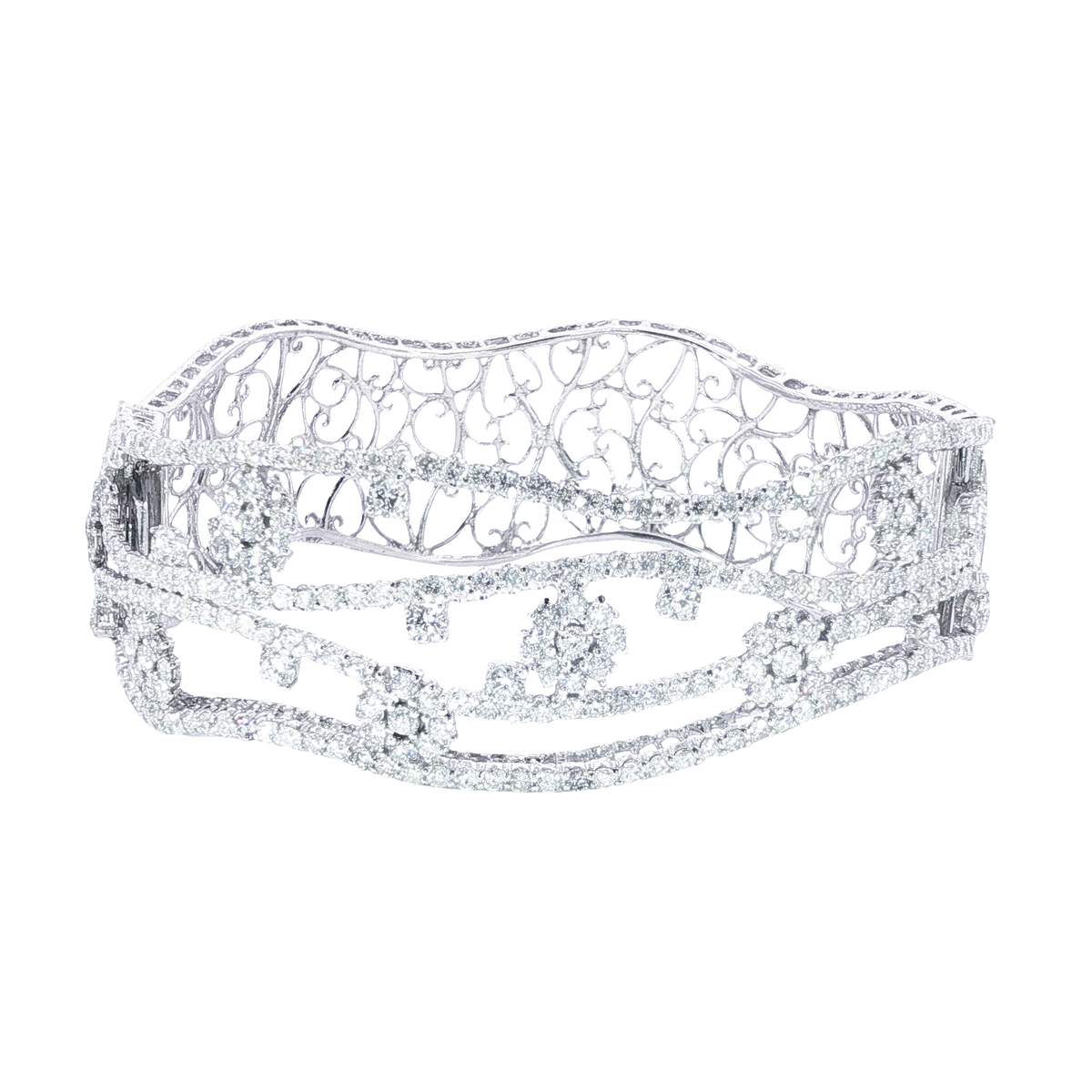 14K White Gold Bracelets | Carroll's
