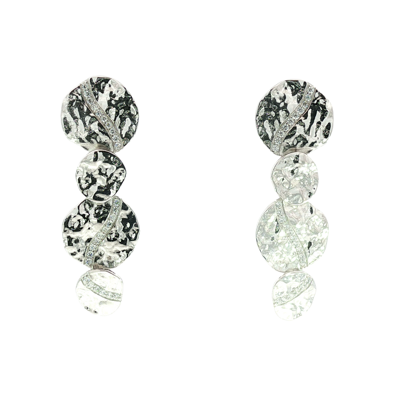 925 White Silver Earrings | Carroll's