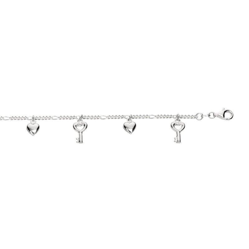 925 White Silver Anklets | Carroll's