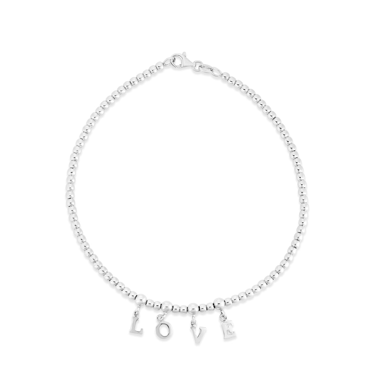 925 White Silver Anklets | Carroll's