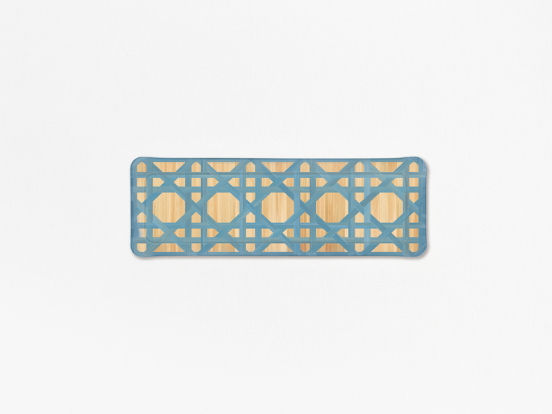 Ocean Blue Epoch Oblong Tray