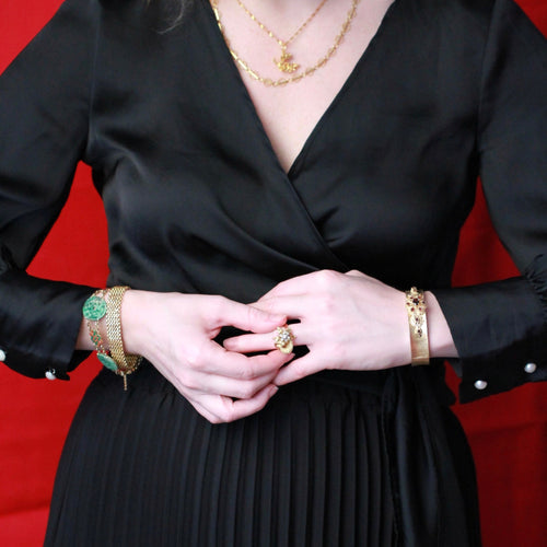 Estate 14K Garnet Bracelets | Carroll's