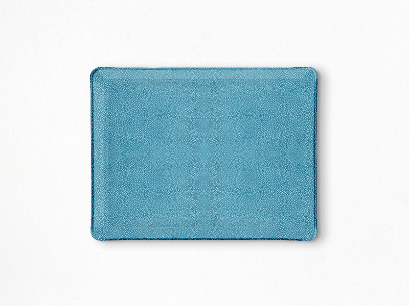 Turquoise Prestige Rectangular Vanity Tray