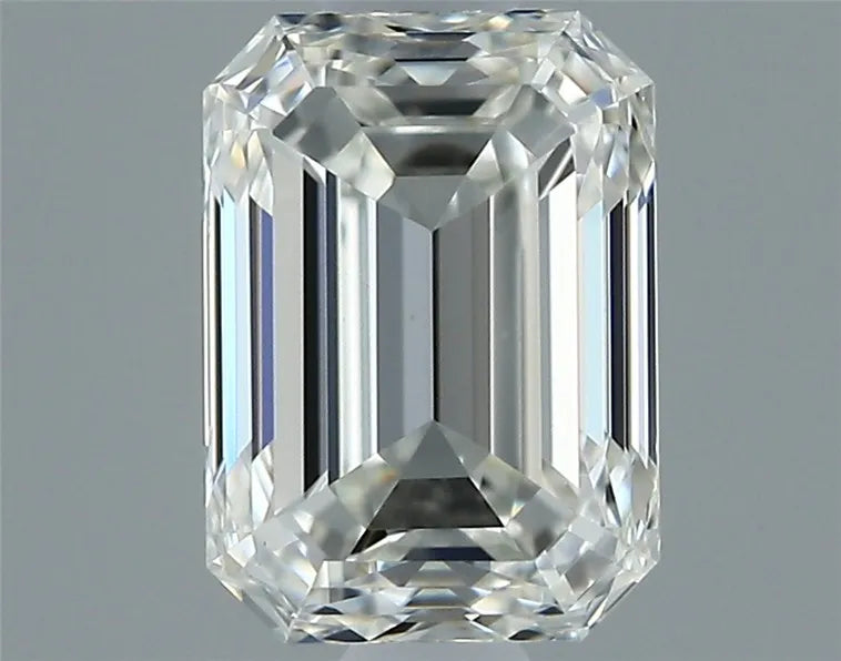 0.71ct Emerald Natural Diamond (Colour G, Clarity VVS2, Cut VG, IGI Certified)