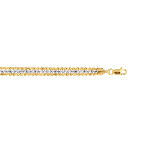10K Two-Tone Gold Bracelets | Carroll's