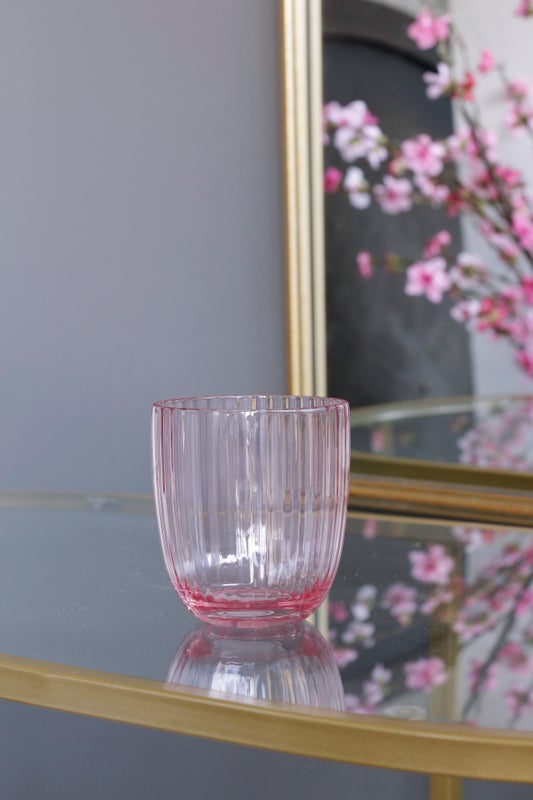 VIDA Acrylic Double Old Fashioned Set of 4 (Pink) 14 fl oz
