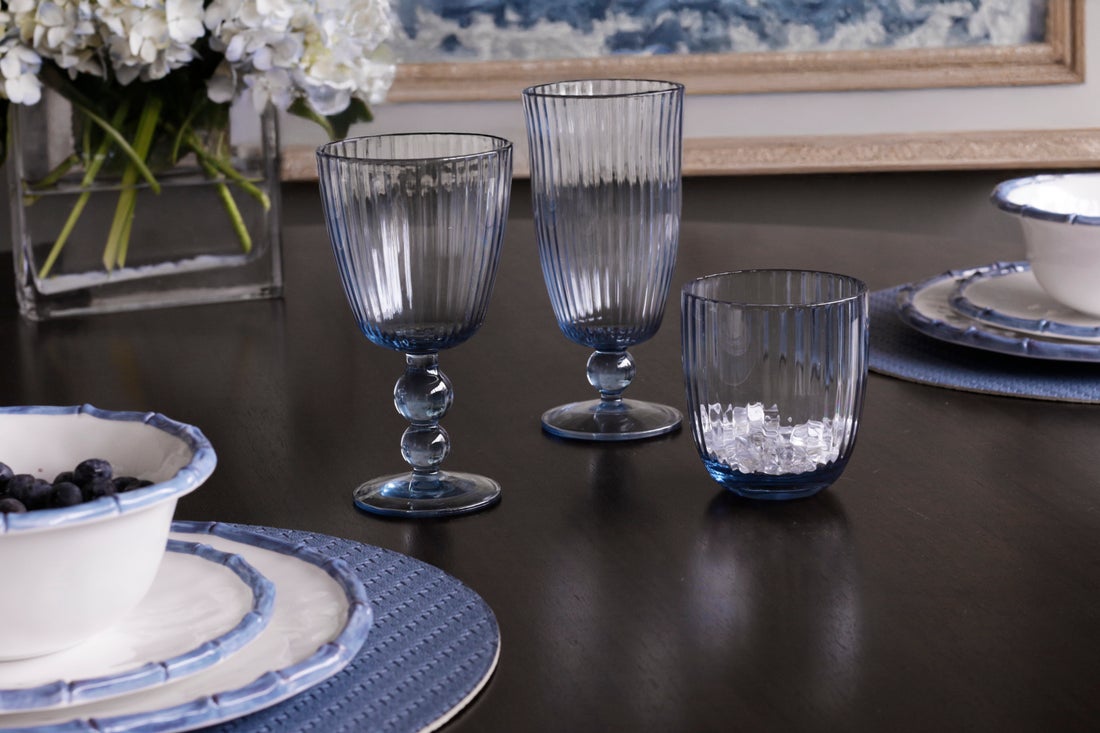 VIDA Acrylic Tumbler Set of 4 (Blue) 16 fl oz