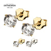 14K Gold Lab-Grown Diamond Stud Earrings