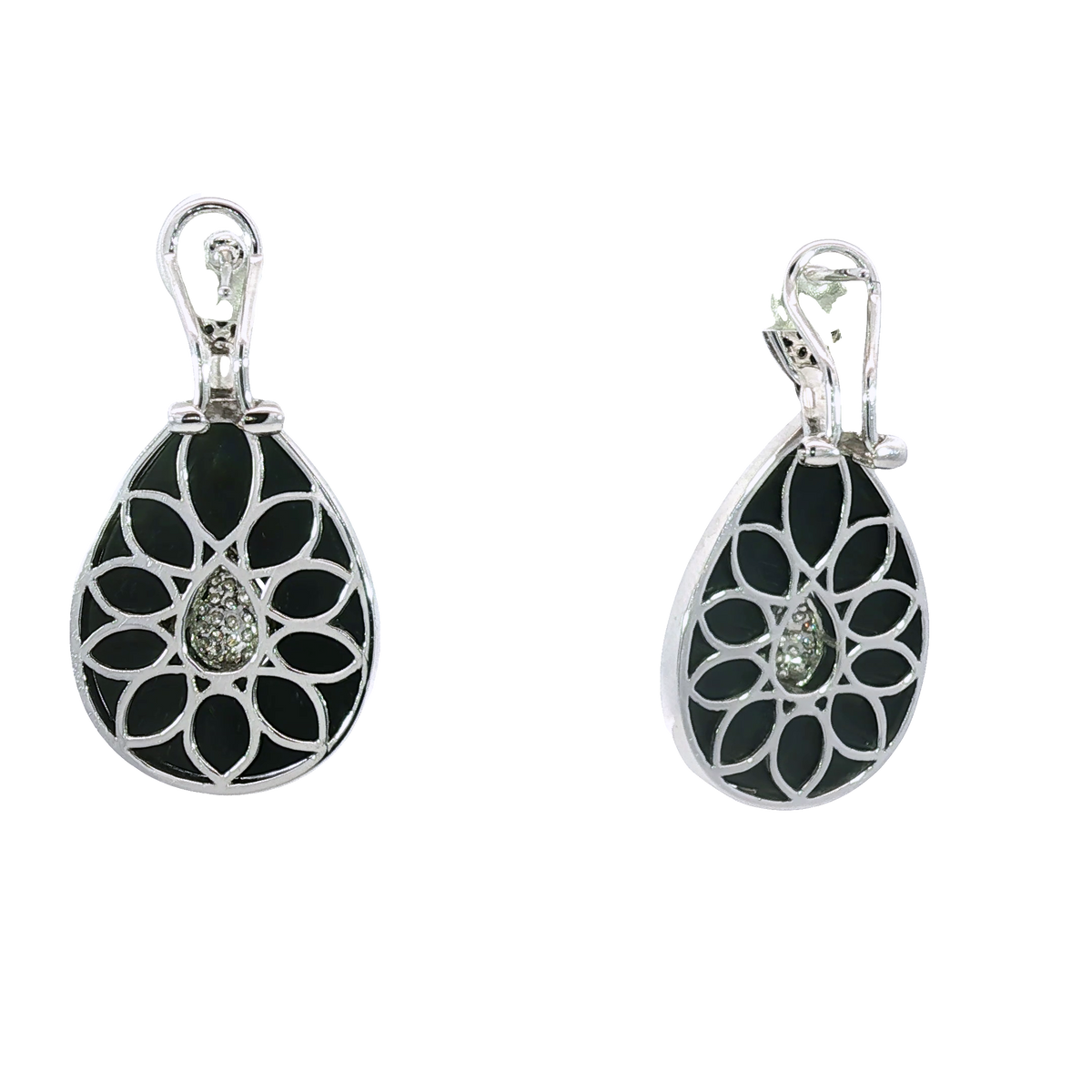18K White Gold Earrings | Carroll's (view 3)