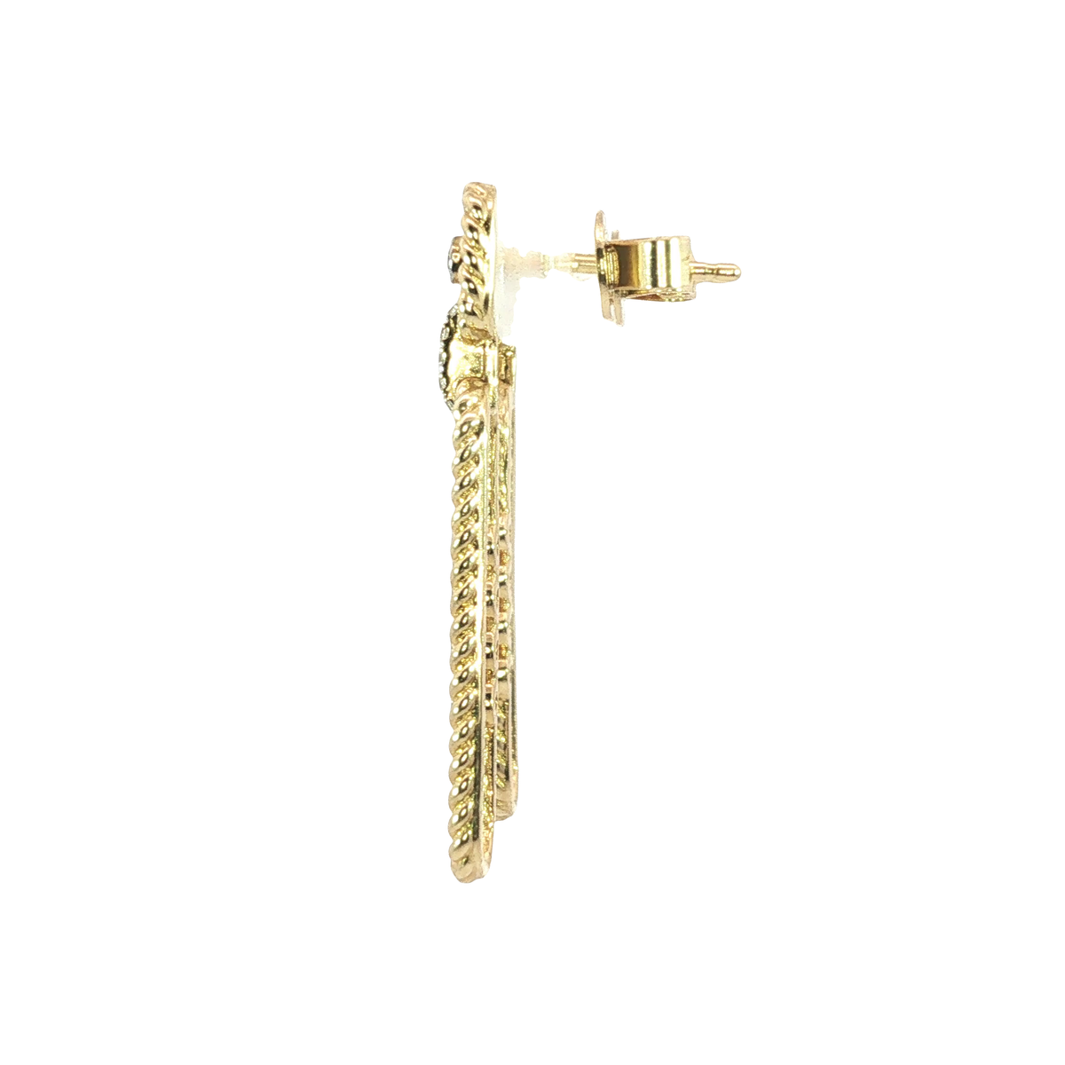 14K Yellow Gold Earrings | Carroll's (view 2)