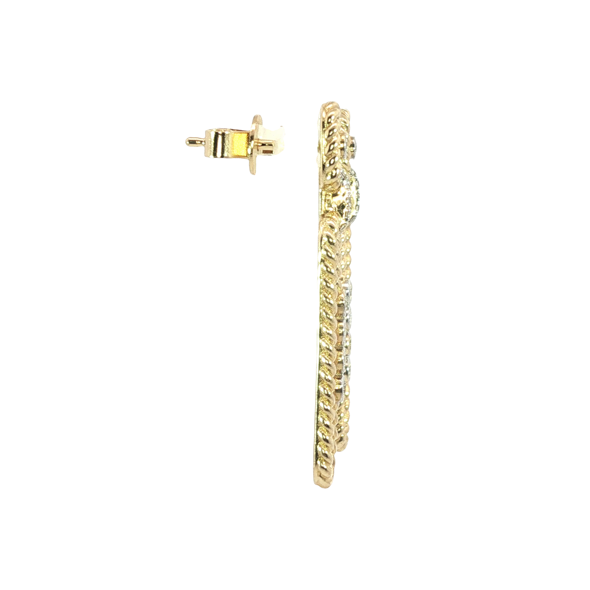 14K Yellow Gold Earrings | Carroll's (view 4)