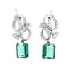 Elegant Emerald Drop Earrings