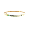 Elegant Gold Bracelet with Emeralds