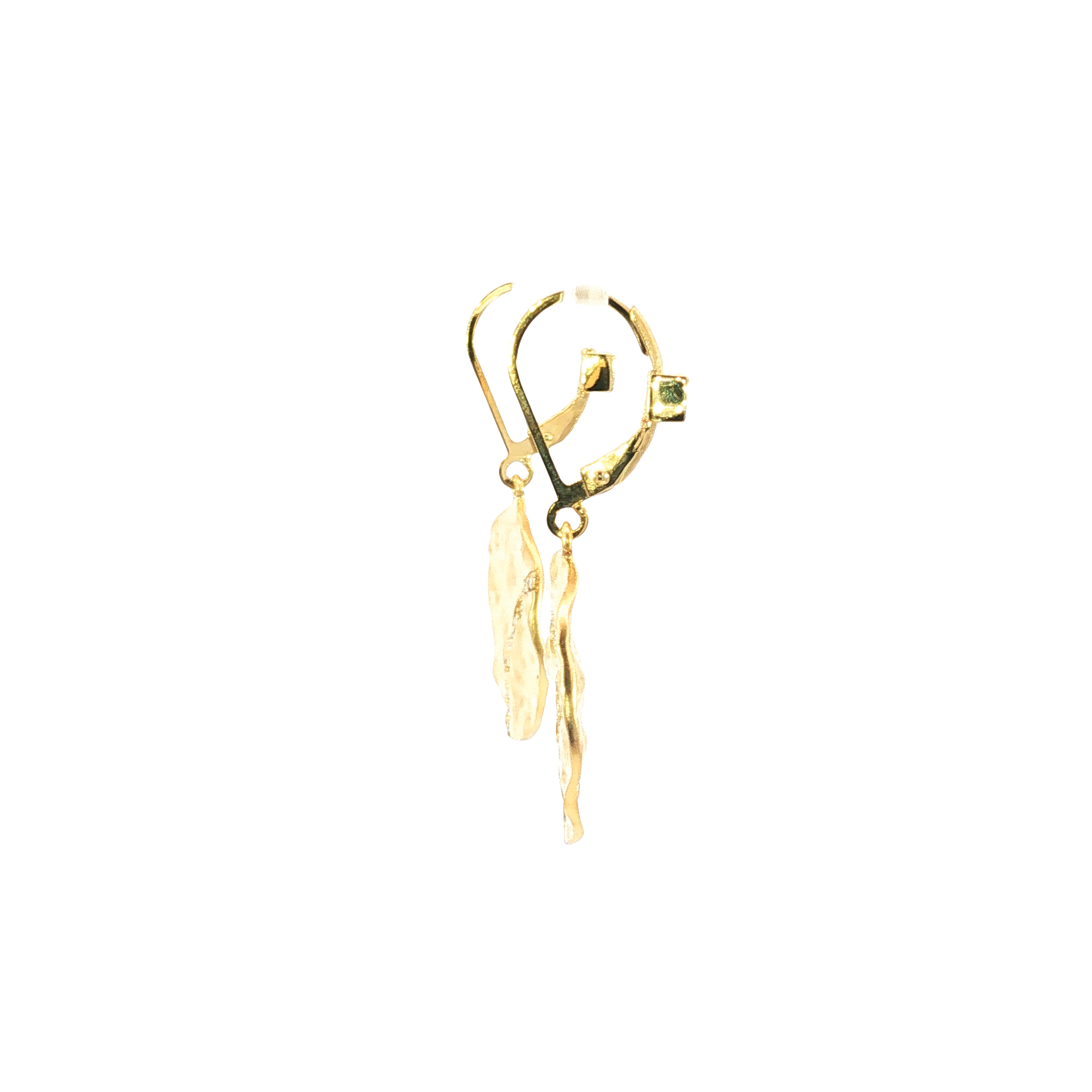 Sterling Silver & Yellow Gold Earrings