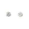 14K White Gold 2 Carat Lab Grown Diamond Stud Earrings