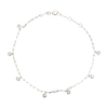Sterling Silver Diamond Anklet