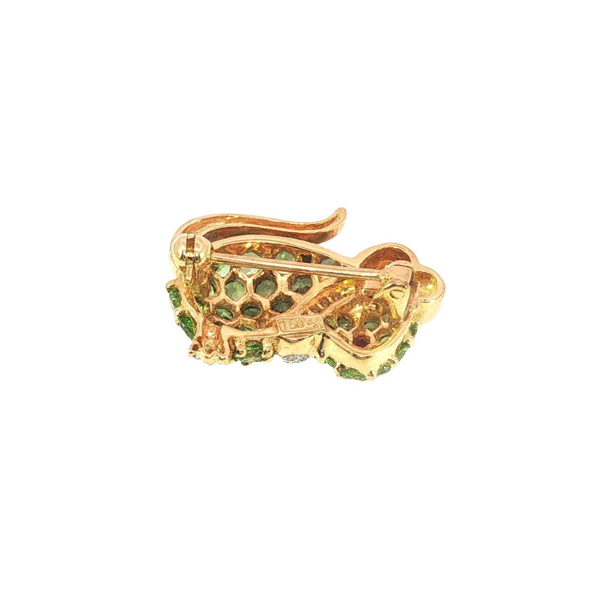 Estate 18K Garnet Brooch / Pin | Carroll's (view 3)