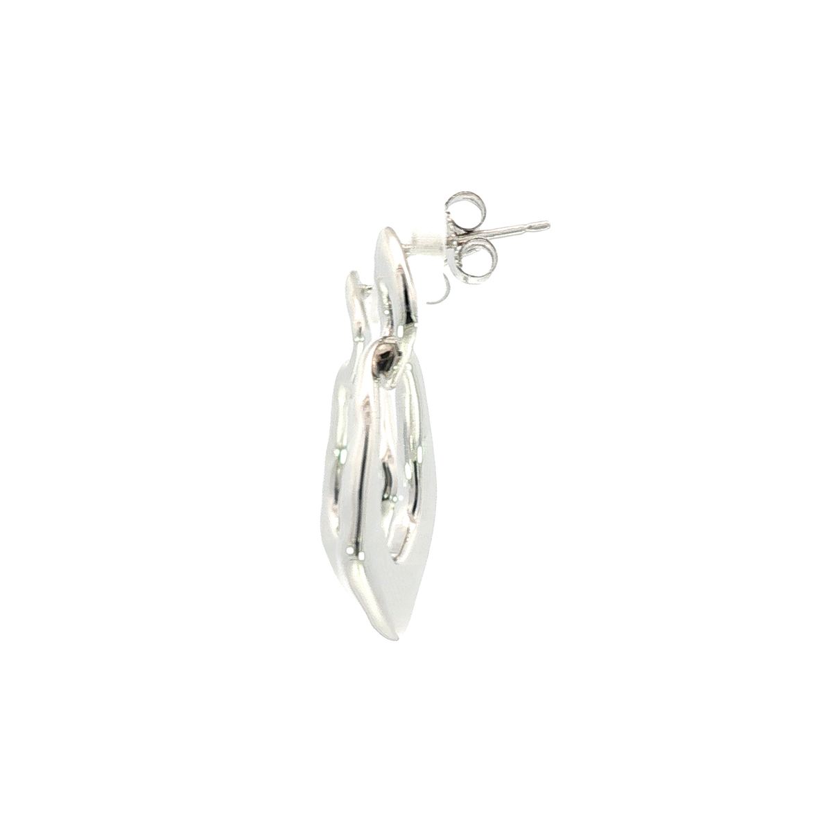 925 White Silver Earrings | Carroll's (view 2)