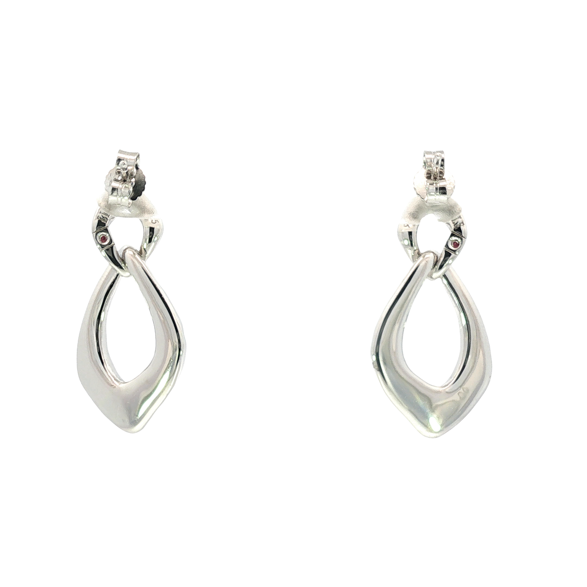 925 White Silver Earrings | Carroll's (view 3)