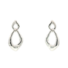 Sleek Dangle Earrings in Sterling Silver