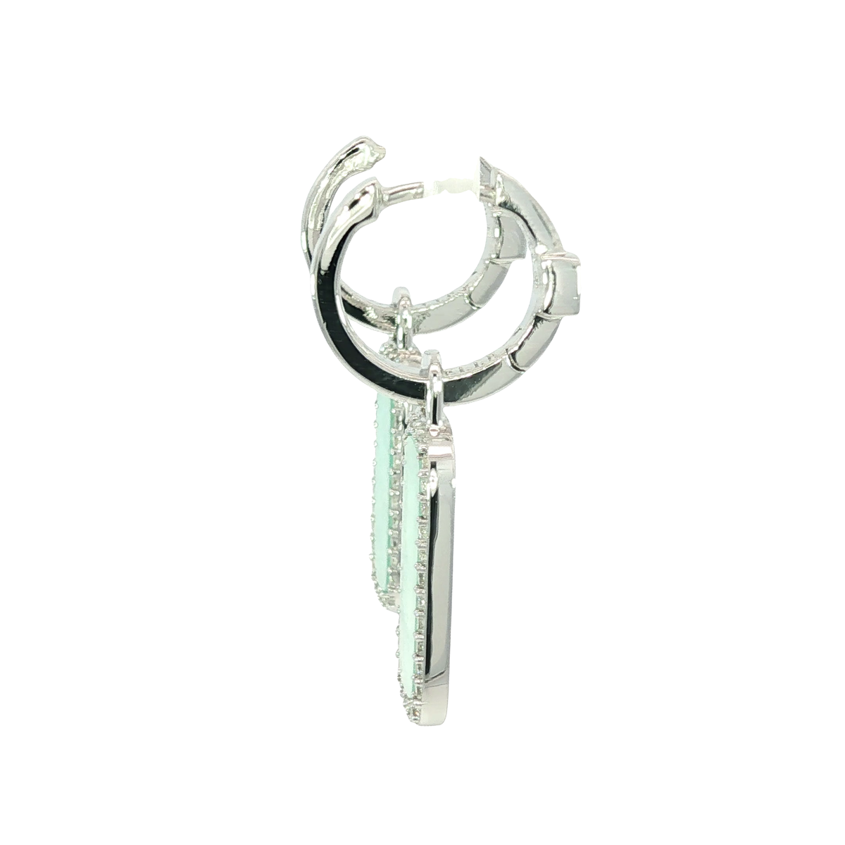 925 White Silver Earrings | Carroll's (view 2)