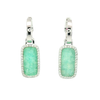 Amazonite Dangle Earrings in Sterling Silver