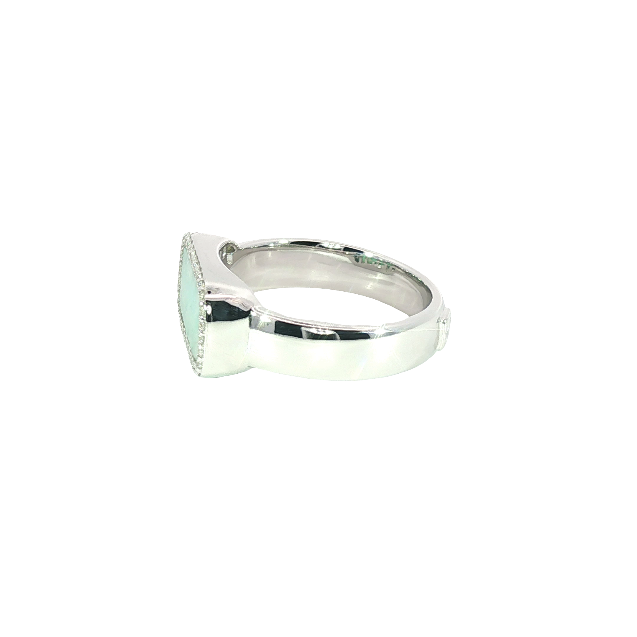 Elegant Amazonite Sterling Silver Ring