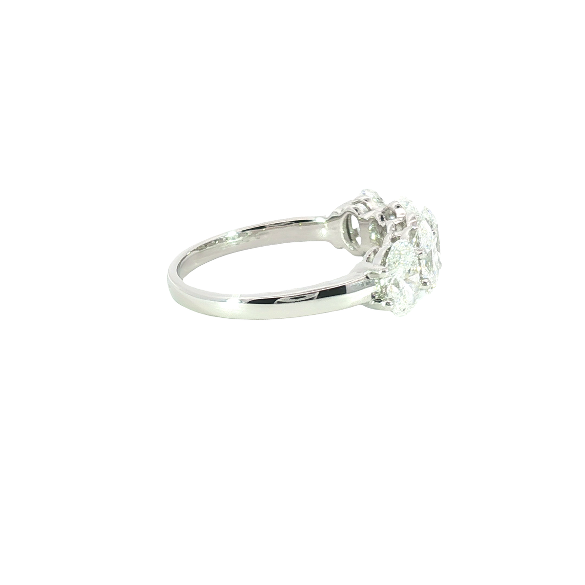 14K White Gold Anniversary Rings | Carroll's (view 4)