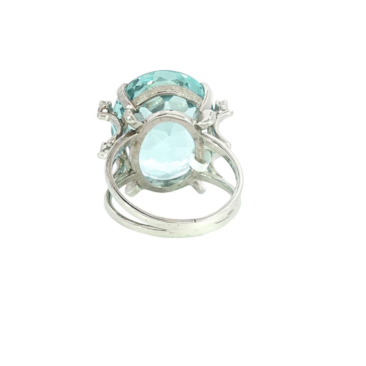 Estate 18K Aquamarine Fashion Rings | Carroll's (view 3)