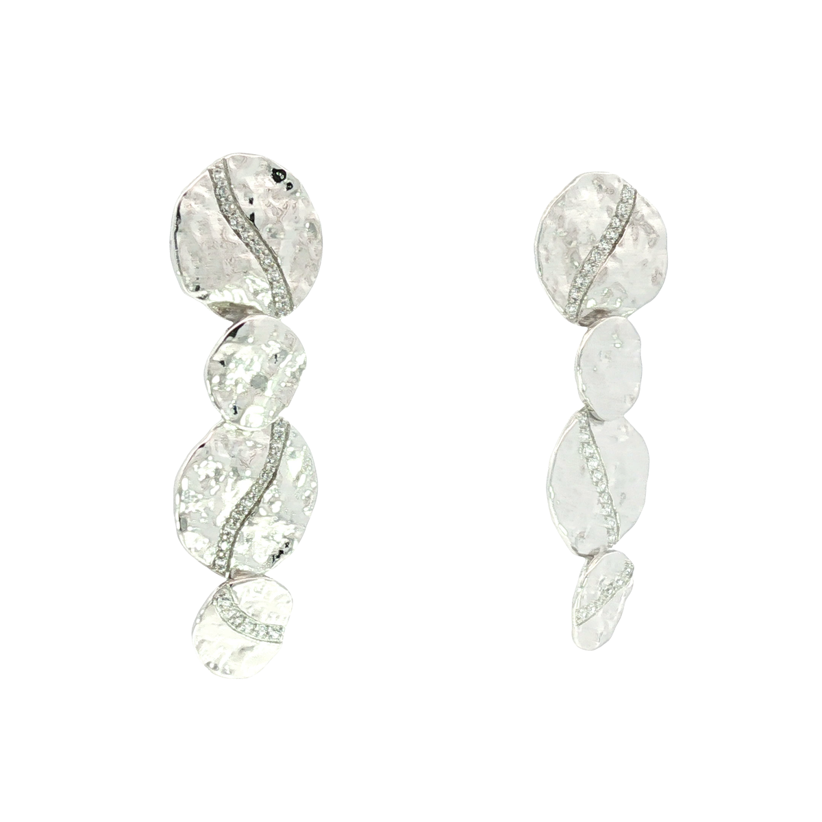 925 White Silver Earrings | Carroll's (view 4)