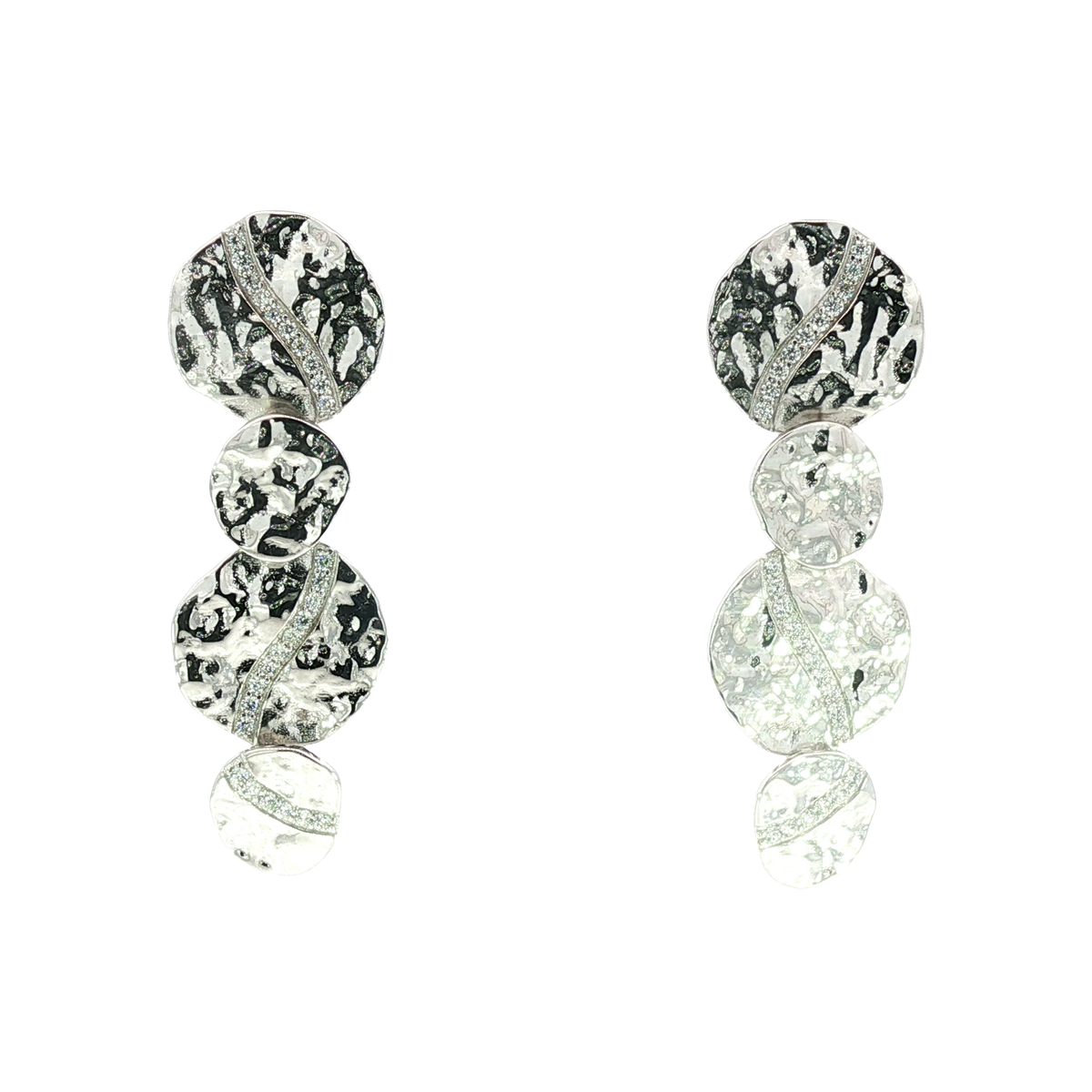 925 White Silver Earrings | Carroll's
