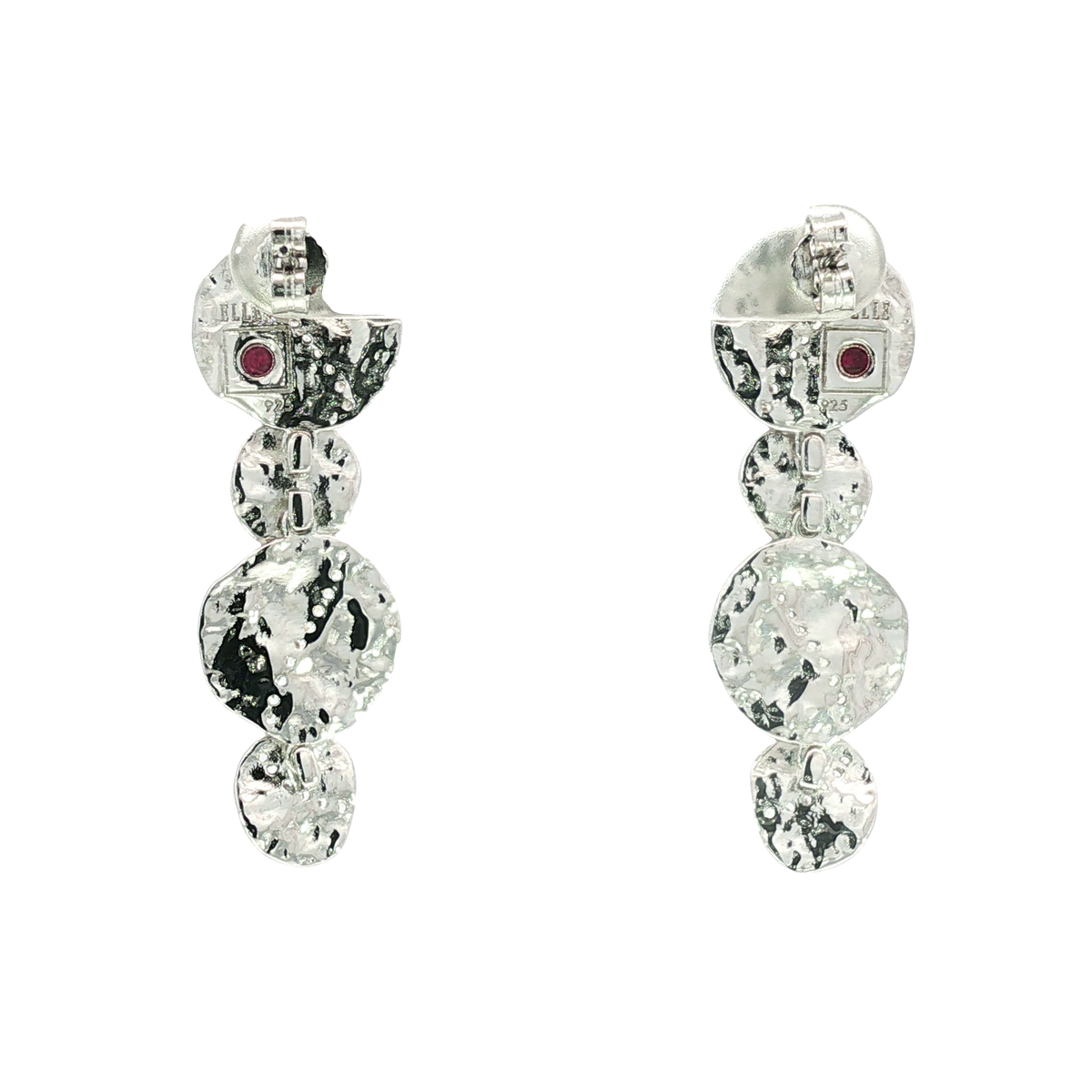925 White Silver Earrings | Carroll's (view 3)