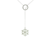 Disney’s Frozen Elsa 14K White Gold Diamond Snowflake Necklace