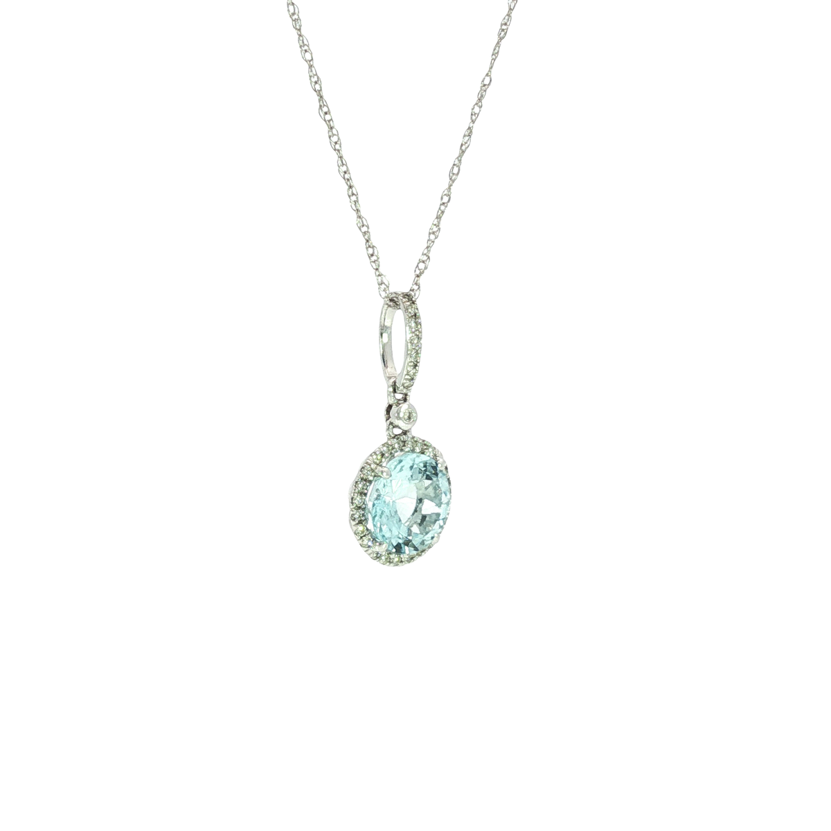 14K White Gold Pendants | Carroll's (view 4)