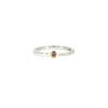 14K Rose and White Gold Fancy Pink Cushion Diamond Ring