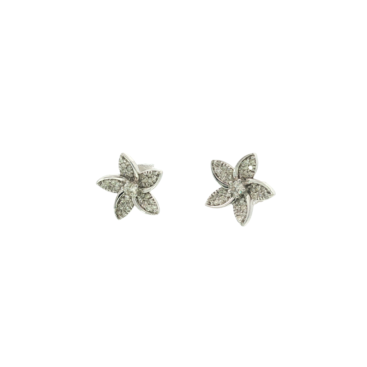 14K White Gold Earrings | Carroll's (view 2)
