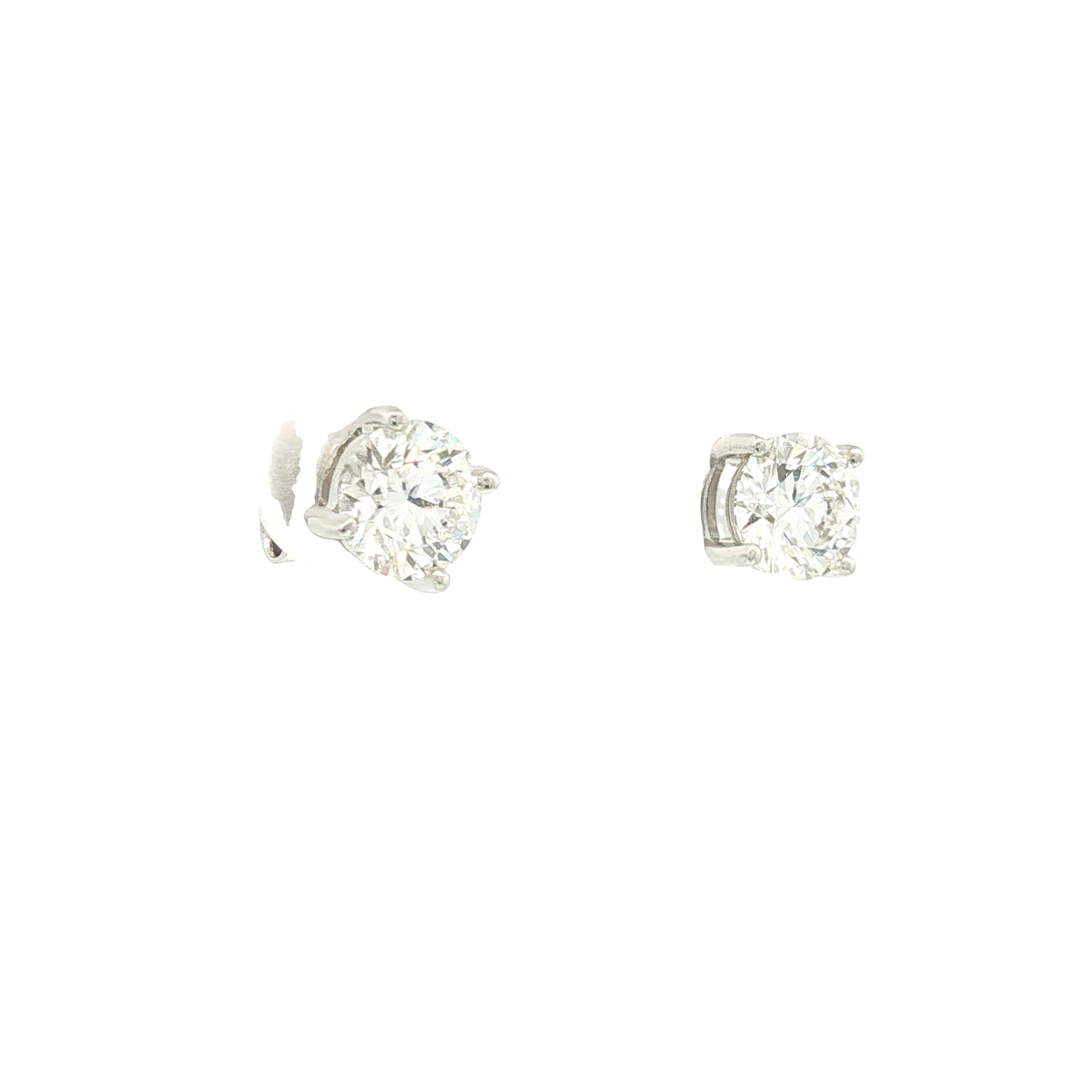 14K White Gold Earrings | Carroll's (view 4)