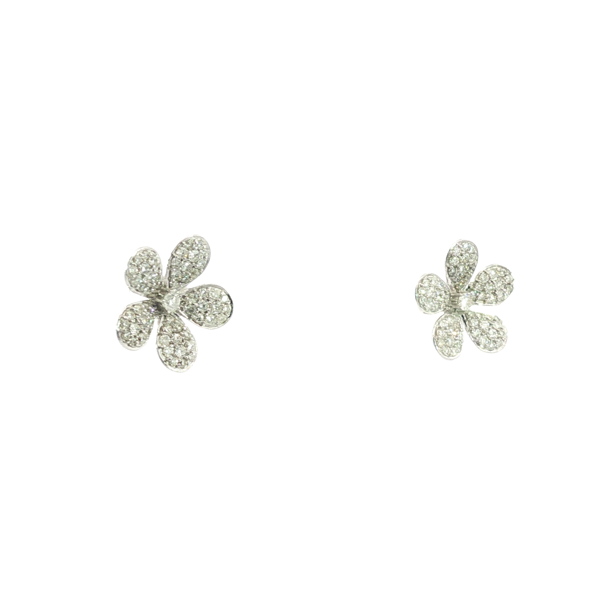 14K White Gold Earrings | Carroll's (view 4)