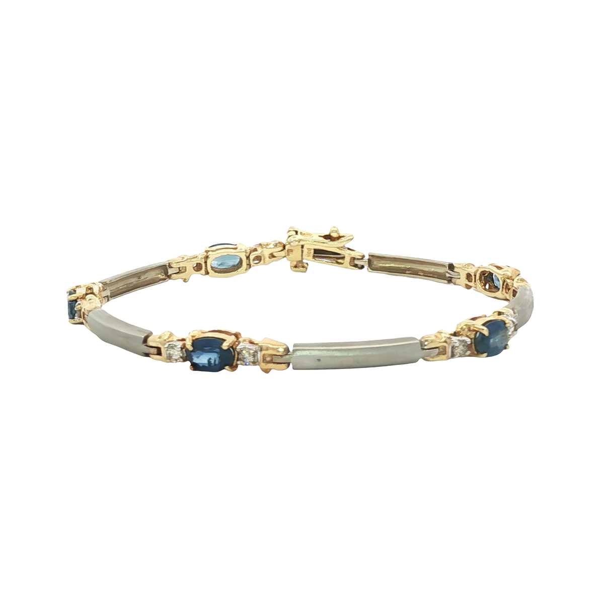 Estate 14K Sapphire Bracelets | Carroll's (view 3)