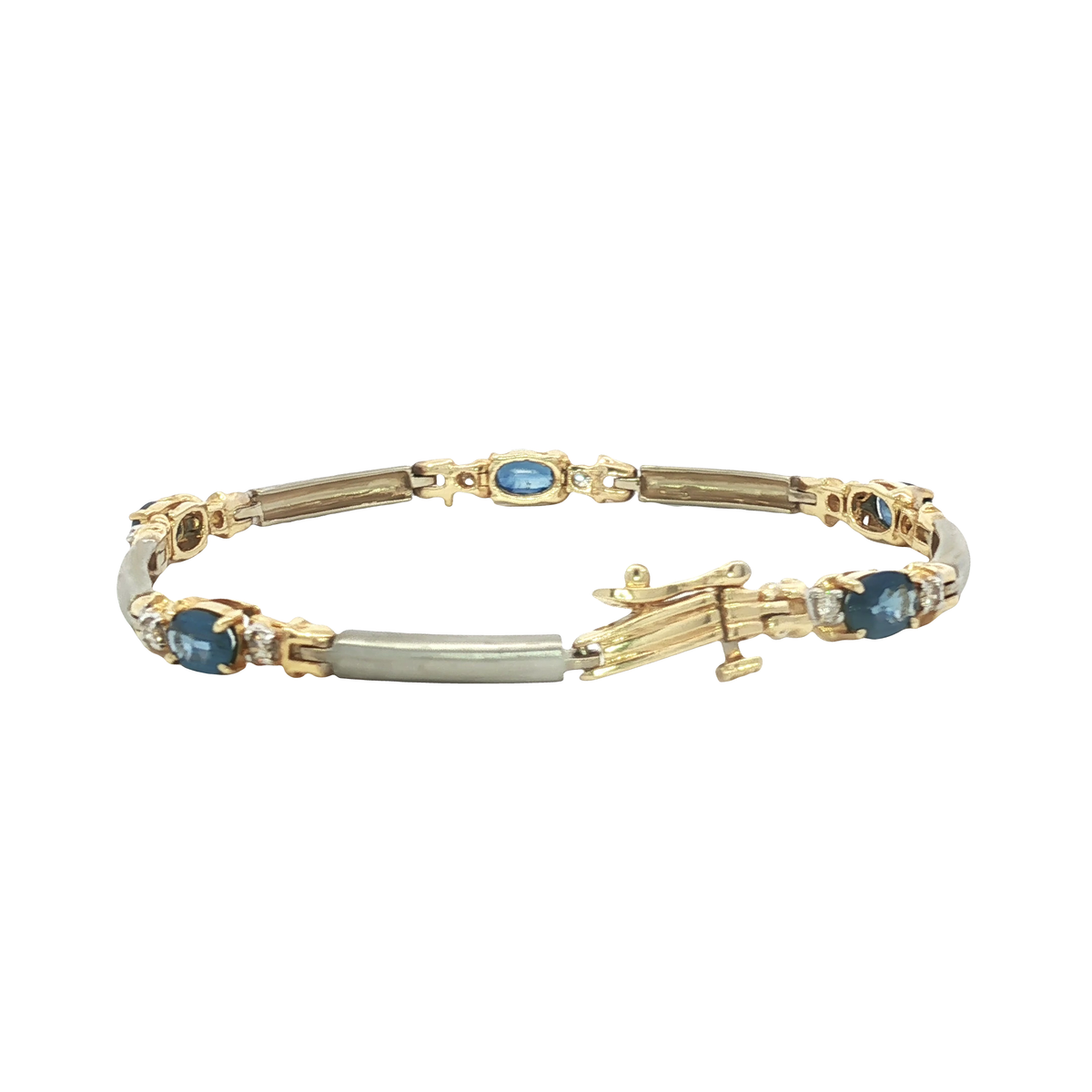 Estate 14K Sapphire Bracelets | Carroll's (view 4)