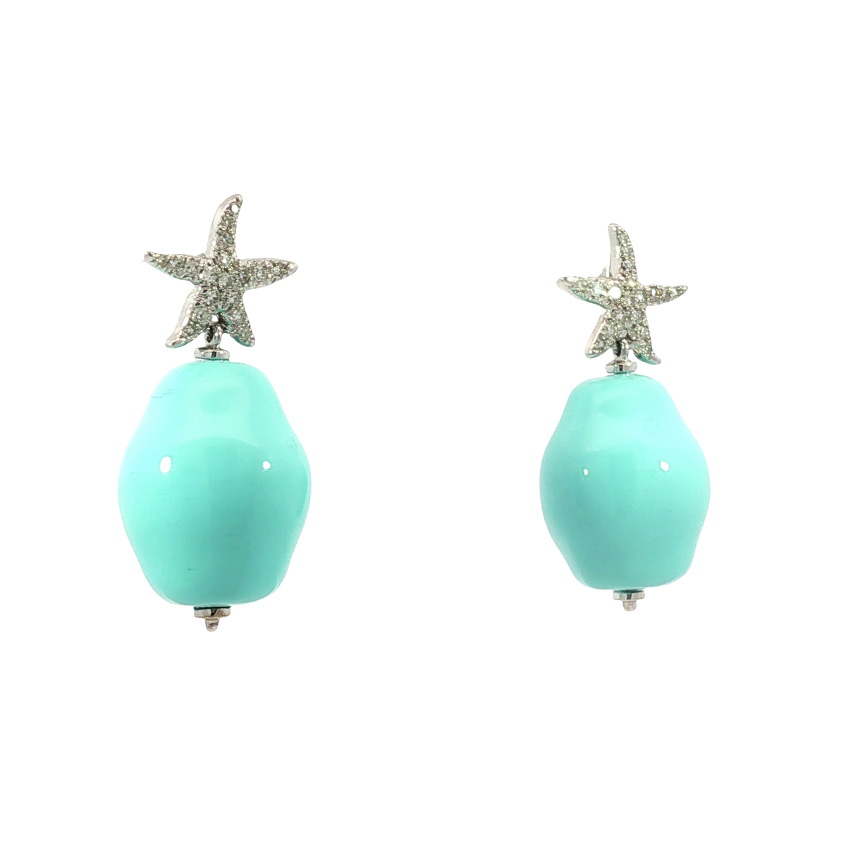 14K White Gold Earrings | Carroll's (view 4)