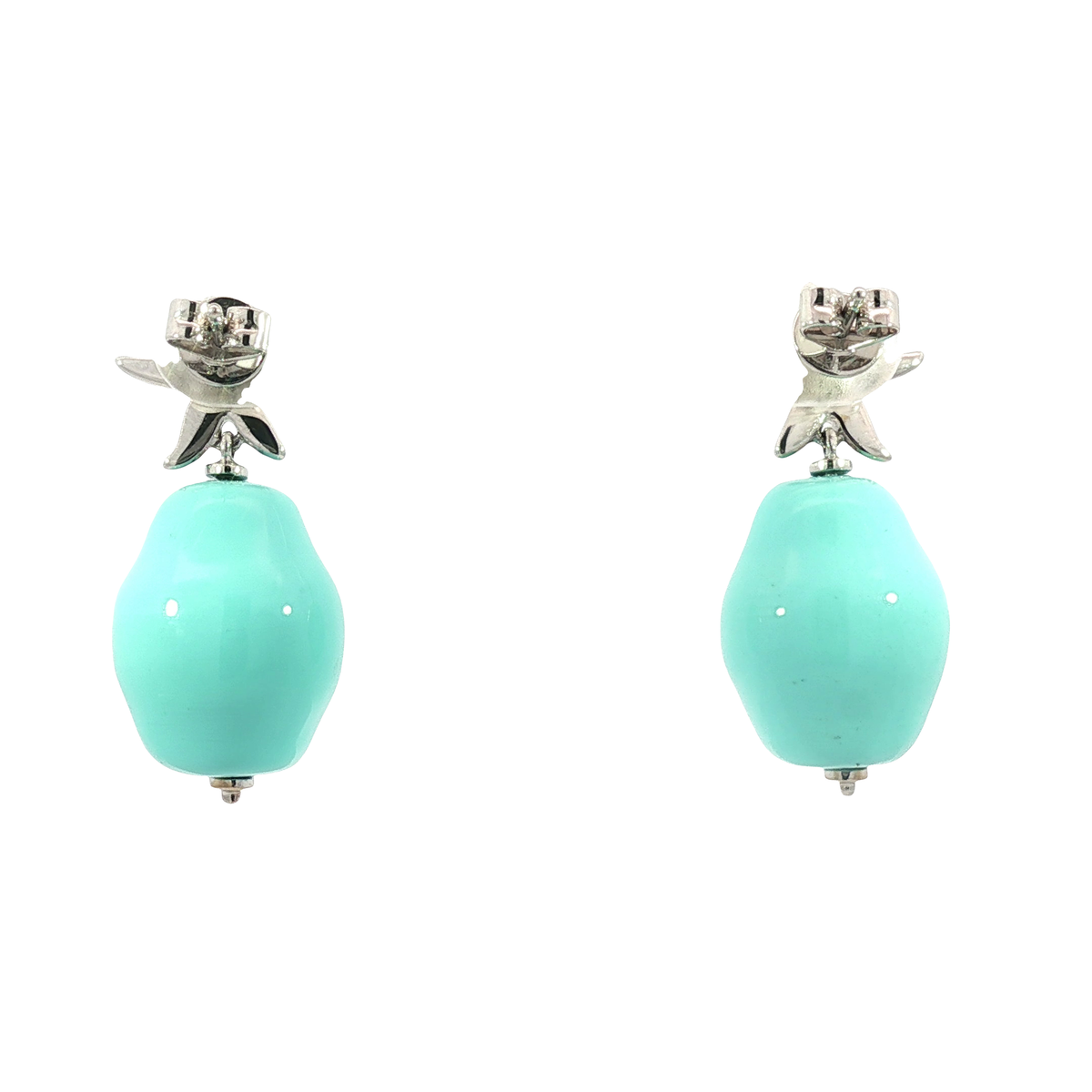 14K White Gold Earrings | Carroll's (view 3)