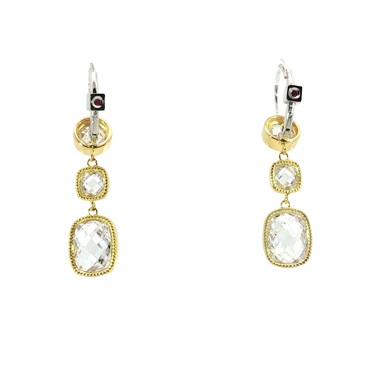 925 White Silver Earrings | Carroll's (view 3)