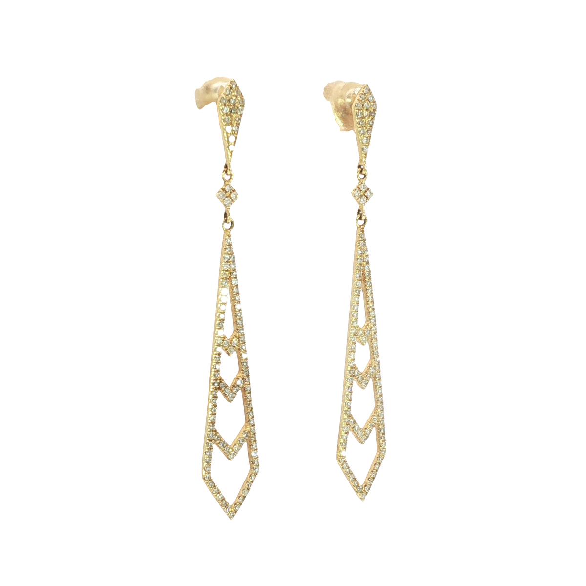 14K Yellow Gold Earrings | Carroll's (view 4)