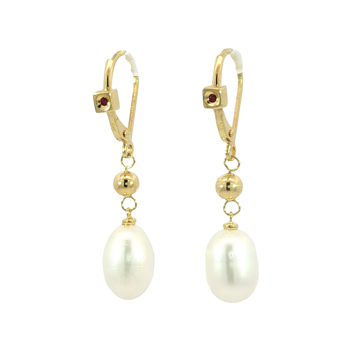 14K Yellow Other Earrings | Carroll's (view 2)