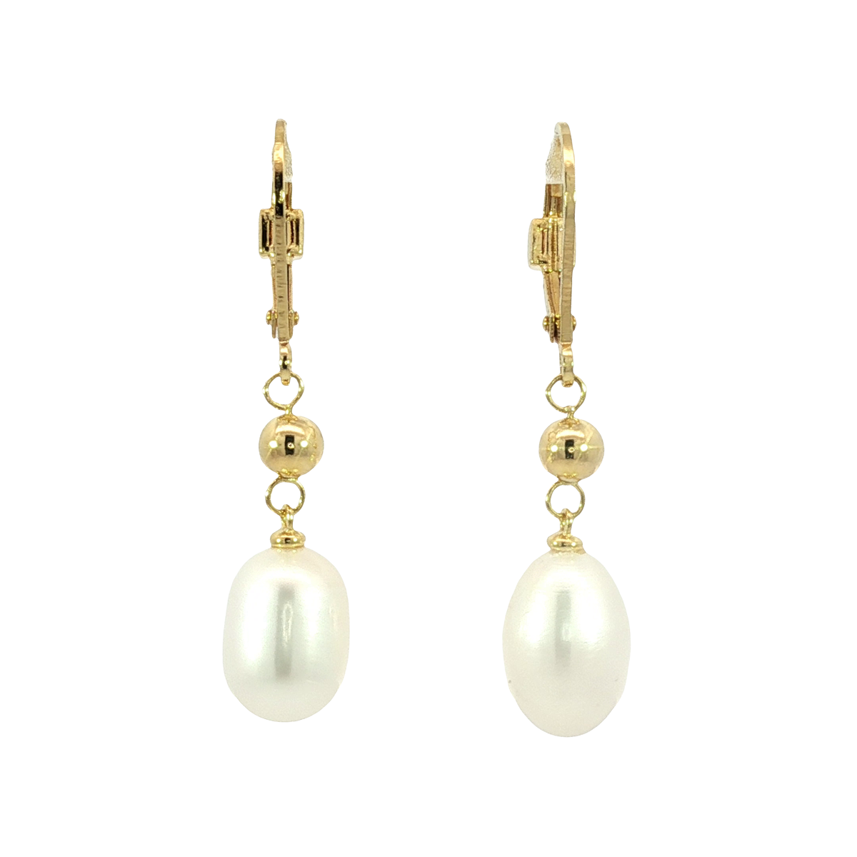 14K Yellow Other Earrings | Carroll's (view 3)