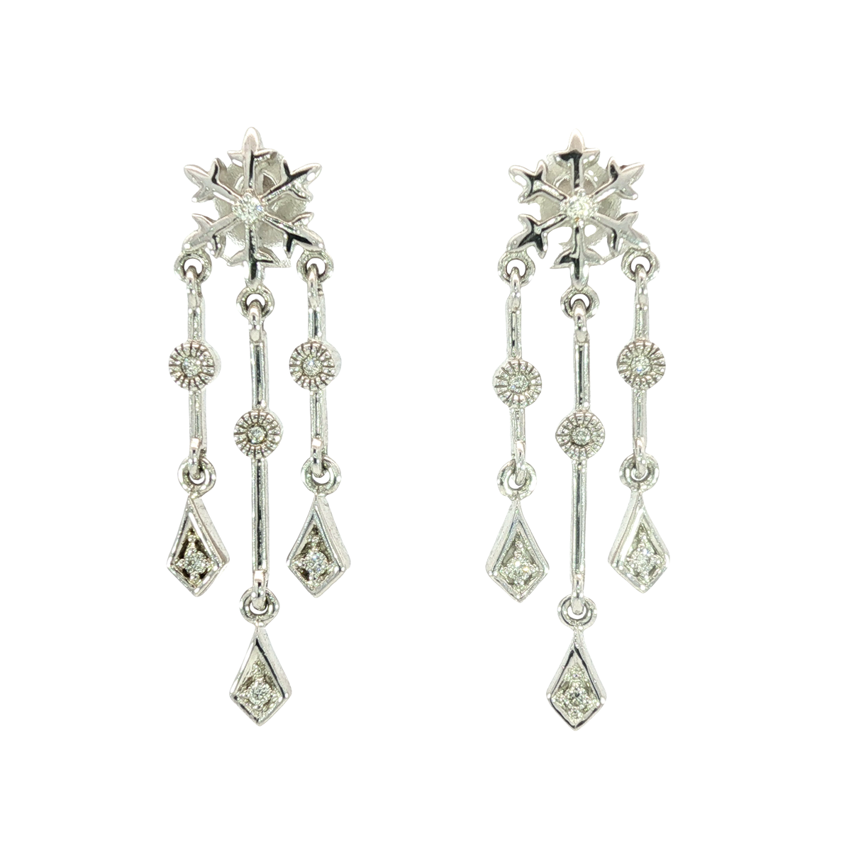 14K White Gold Earrings | Carroll's