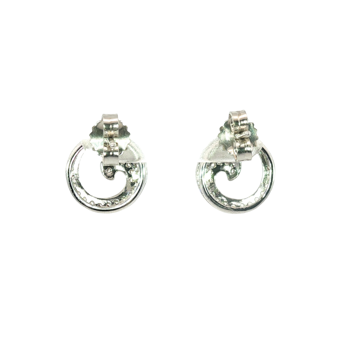 925 White Silver Earrings | Carroll's (view 3)
