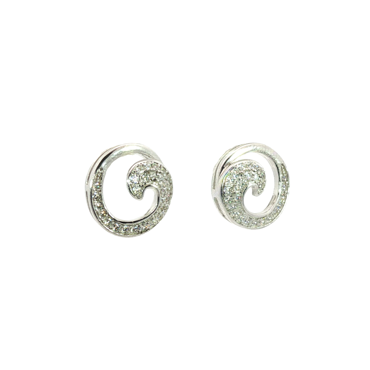 925 White Silver Earrings | Carroll's (view 4)